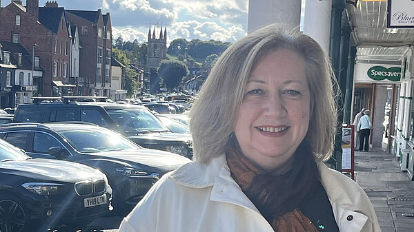 Cllr Kymee Cleasby in Marlborough