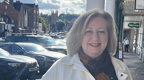 Cllr Kymee Cleasby in Marlborough