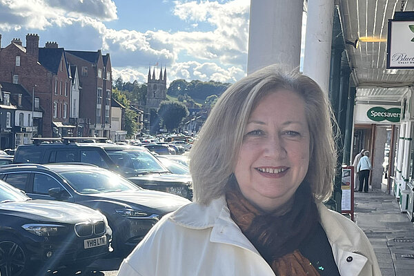 Cllr Kymee Cleasby in Marlborough